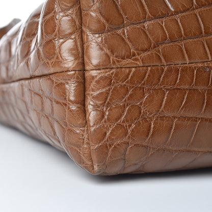 Burberry Alligator Mink Little Crush Bag Brown 12 of 15