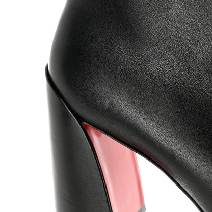 Christian Louboutin Calfskin Turela 85 Ankle Boots 40 Black 9 of 9