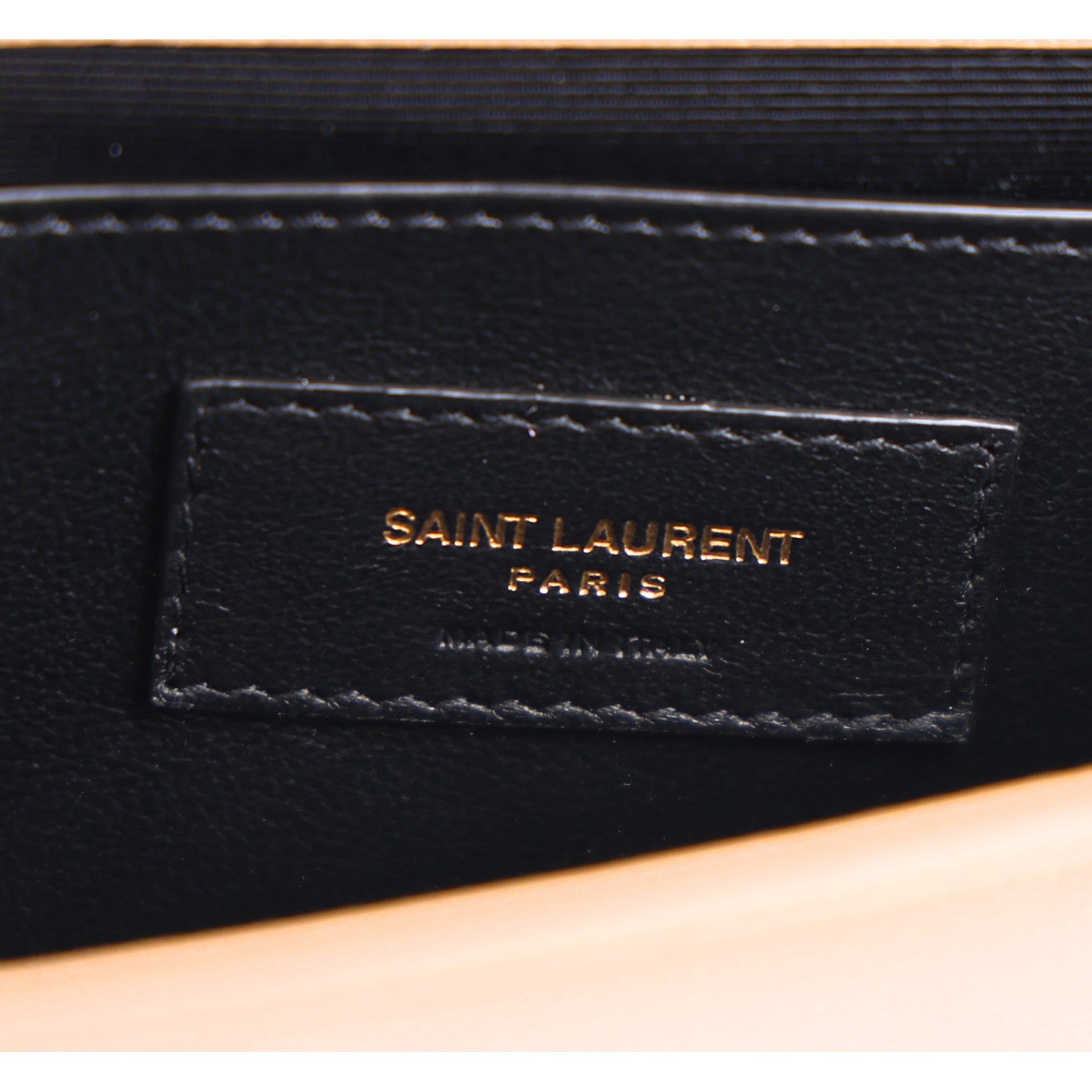 Saint Laurent Grain De Poudre Small Monogram Kate Satchel Dark Beige 6 of 10