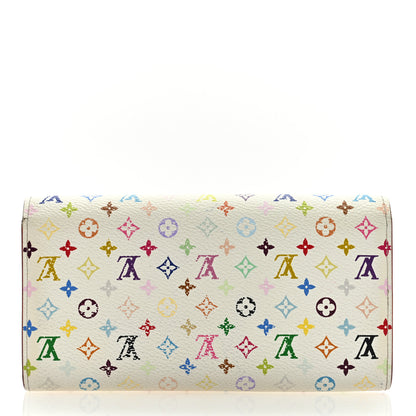 Louis Vuitton Monogram Multicolor Sarah Wallet White 11 of 11