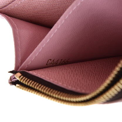 Louis Vuitton Damier Ebene Caissa Wallet Rose Ballerine 7 of 8