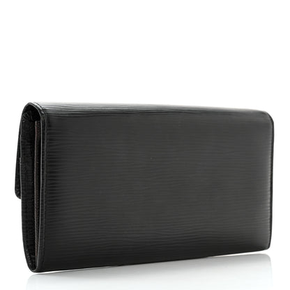 Louis Vuitton Epi Porte Tresor International Wallet Black 3 of 10