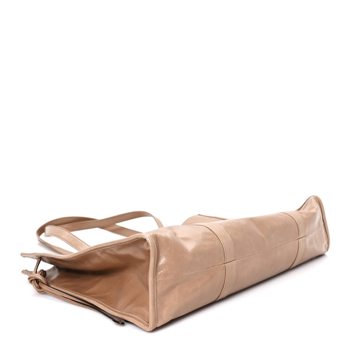 Soft Lux Large Shopping Tote Travertine