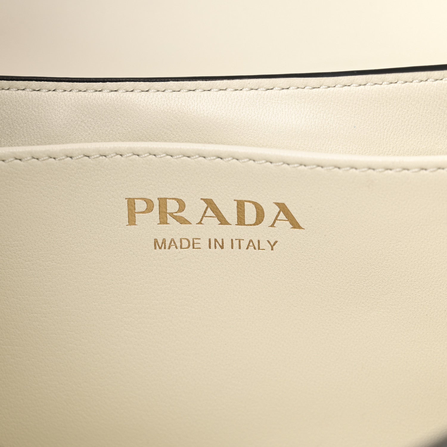 Prada Spazzolato Flap Shoulder Bag White 6 of 11