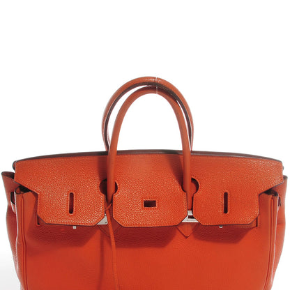 Hermes Togo Birkin 35 Orange 14 of 27