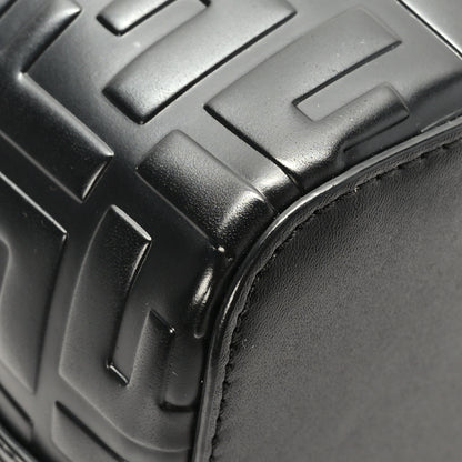 Fendi Vitello Liberty F is Fendi FF 1974 Embossed Mini Mon Tresor Bucket Bag Black 10 of 11