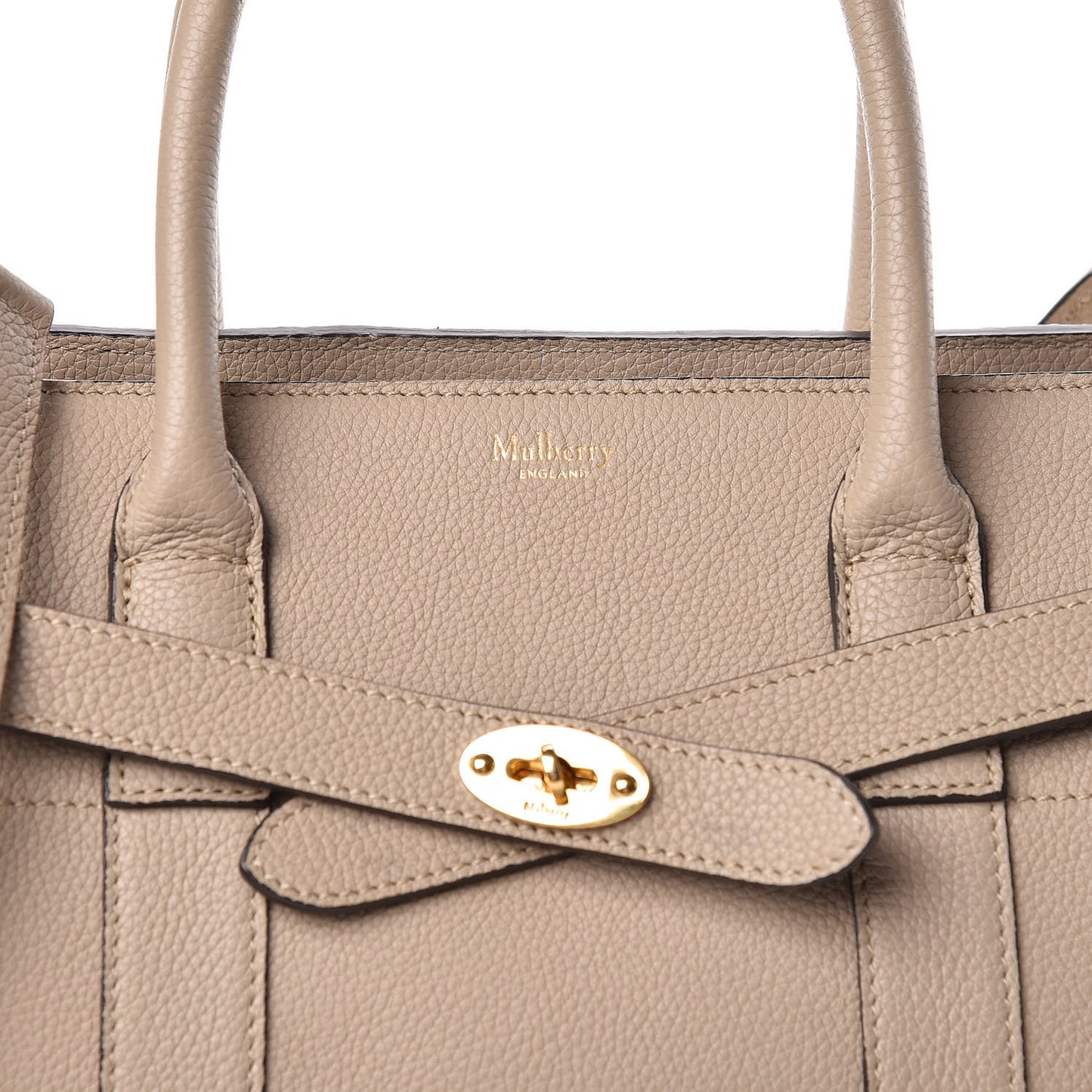 Classic Grain Small Bayswater Zip Tote Dune