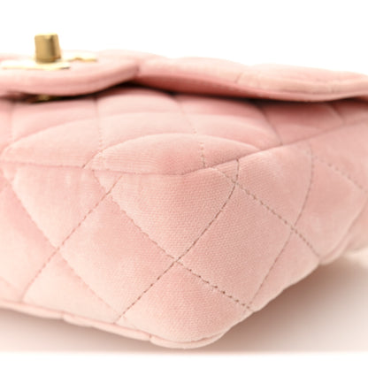 Chanel Velvet Enamel Mini Flap Light Pink 10 of 10