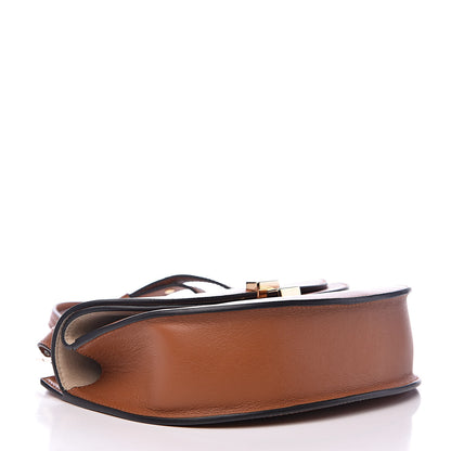 Chloe Calfskin Mini Georgia Crossbody Bag Caramel 4 of 10