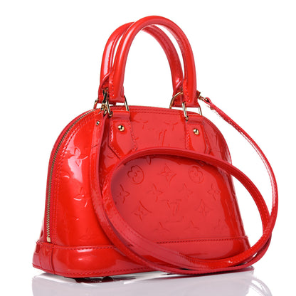 Louis Vuitton Vernis Alma BB Rouge Grenadine 4 of 21