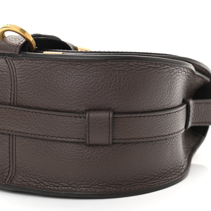 Chloe Calfskin Mini Marcie Round Crossbody Bag Bold Brown 10 of 10
