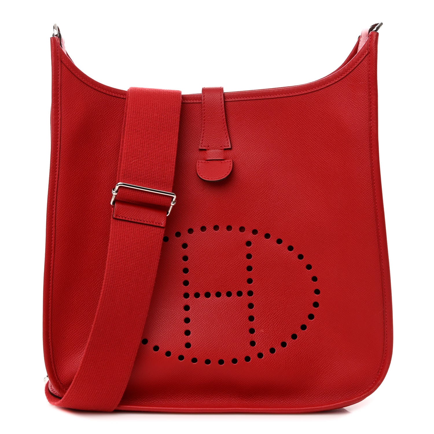 Hermes Epsom Evelyne III GM Rouge Casaque 1 of 11