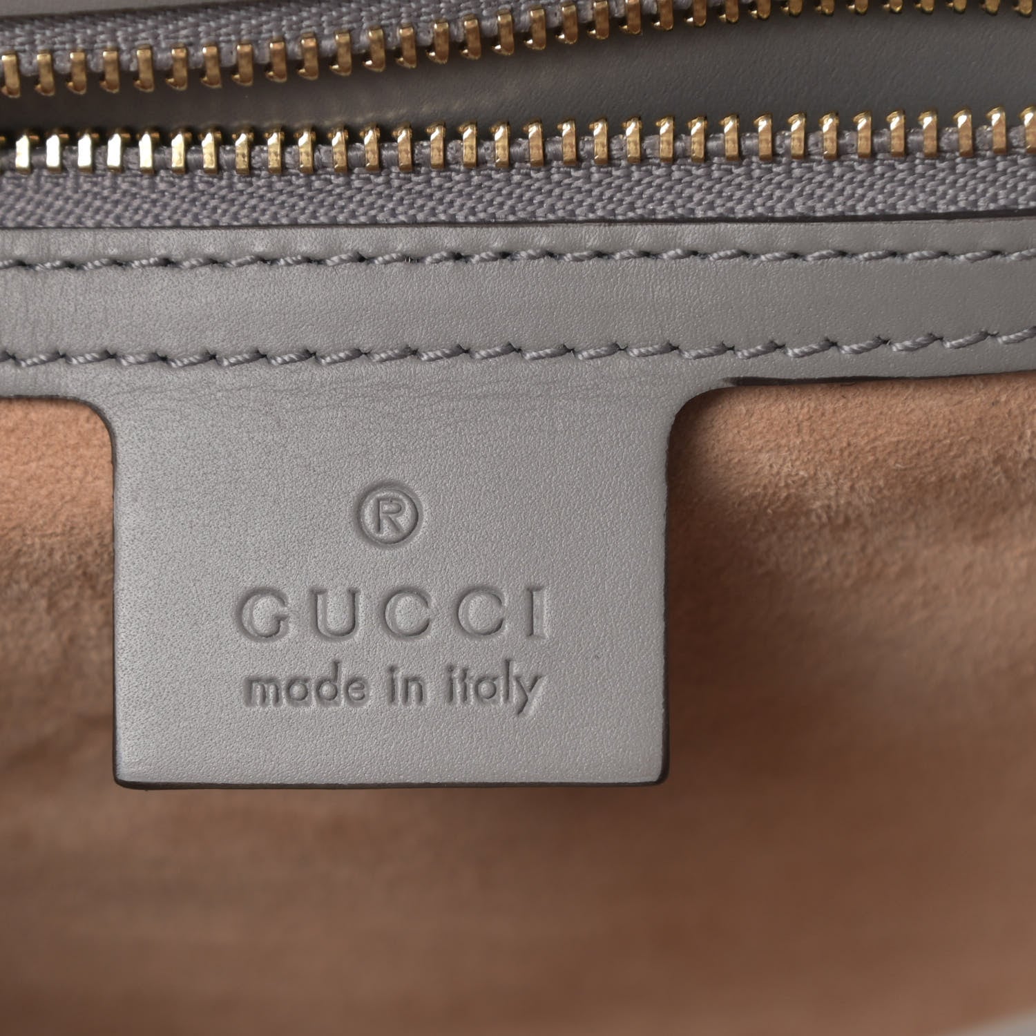 Gucci Calfskin Small Sylvie Shoulder Bag Deep Grey 6 of 14