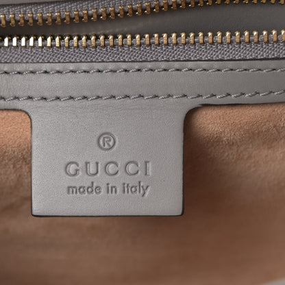 Gucci Calfskin Small Sylvie Shoulder Bag Deep Grey 6 of 14