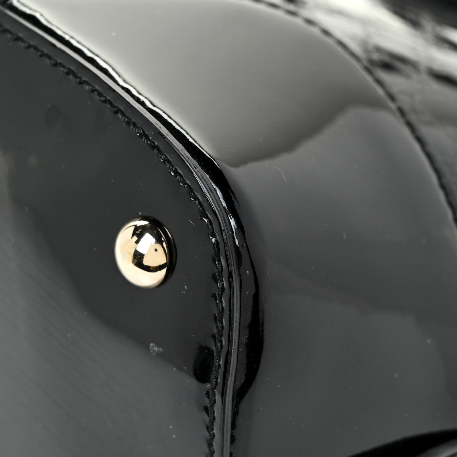 Gucci Patent Microguccissima Small Nice Top Handle Dome Bag Black 10 of 18