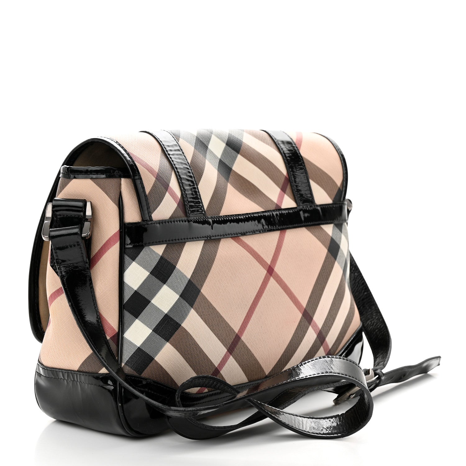 Burberry Nova Check Messenger Bag Black 3 of 17