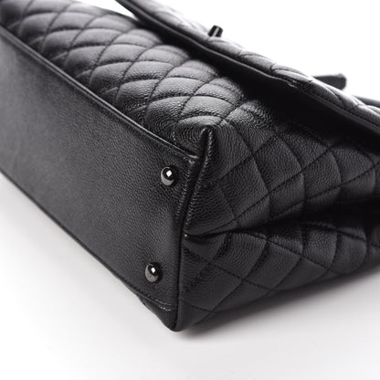 Chanel Caviar Quilted Small Coco Handle Flap So Black 11 of 11