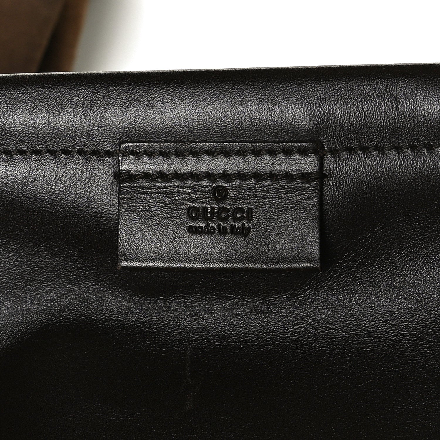 Gucci Suede Tote Brown 6 of 14