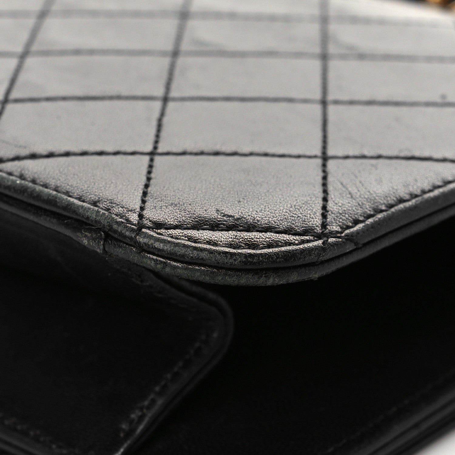 Chanel Lambskin Quilted Small Single Flap Black 11 of 17