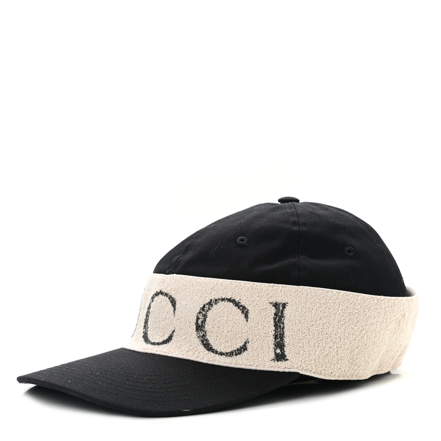 Gabardine Gucci Headband Baseball Hat M Black