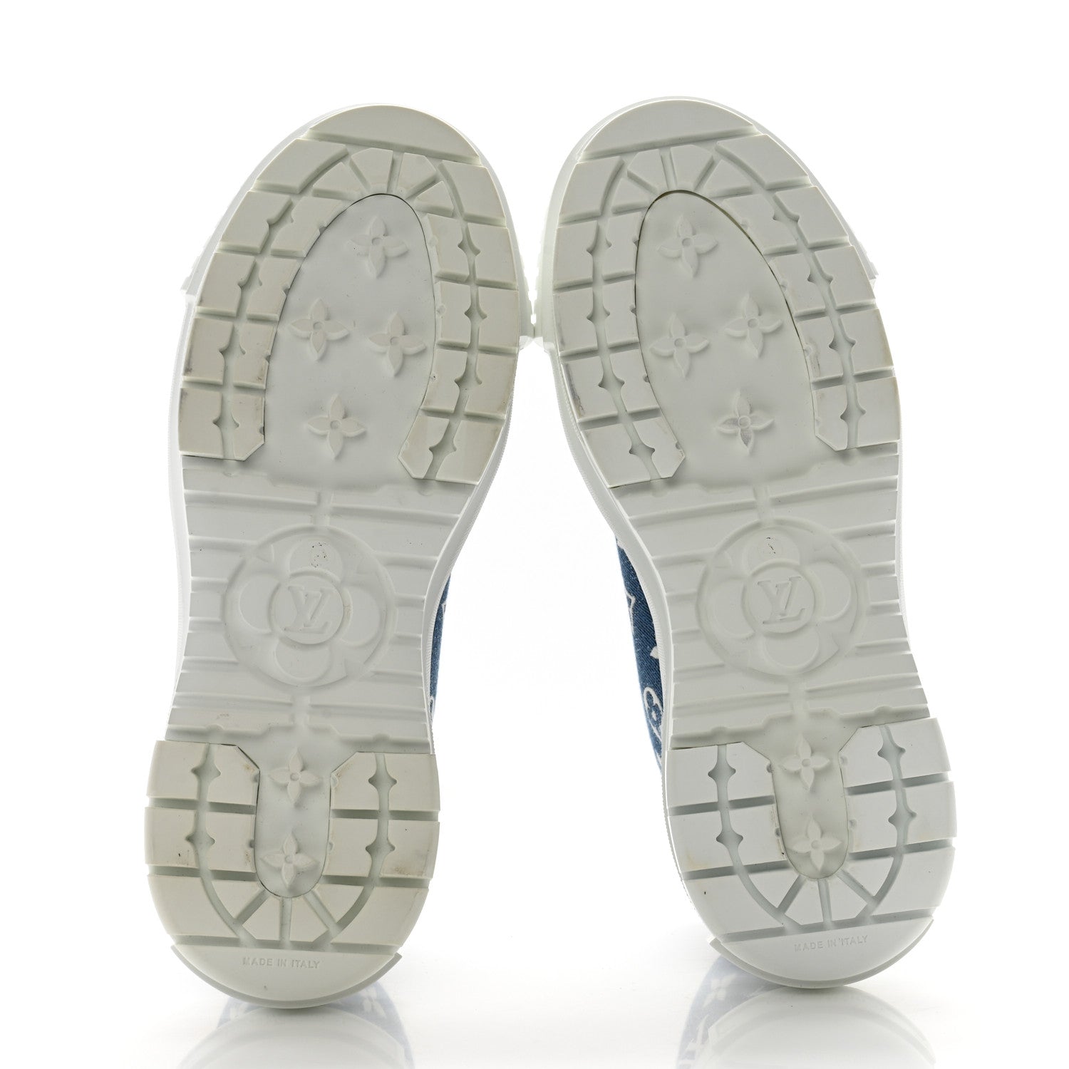 Louis Vuitton Denim Monogram Squad Sneaker Boots 37.5 Marine 4 of 8