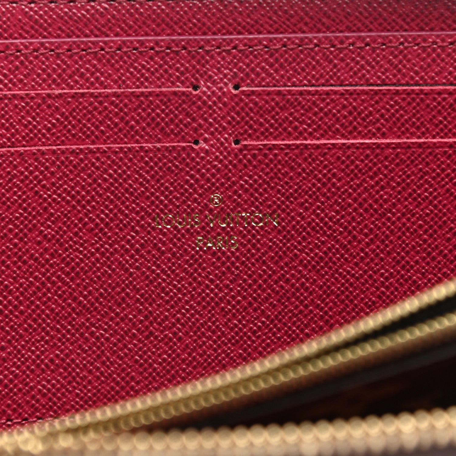 Louis Vuitton Monogram Clemence Wallet Fuchsia 7 of 9