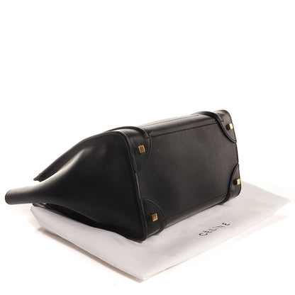 Celine Smooth Calfskin Mini Luggage Black 4 of 9