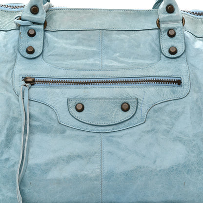 Balenciaga Agneau Classic Hardware Work Sky Blue 9 of 16