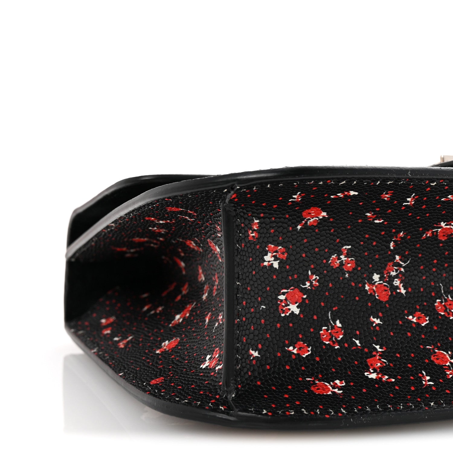 Alexander McQueen Calfskin Floral Medium Insignia Flap Multicolor 8 of 9
