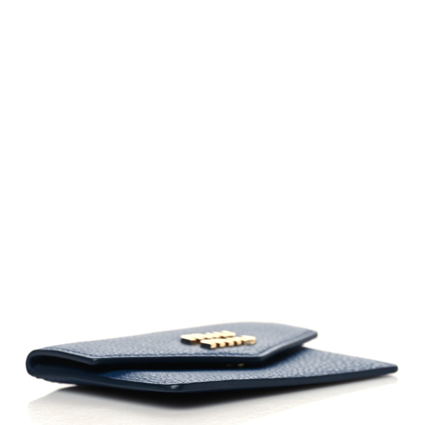 Goatskin Card Holder Bluette
