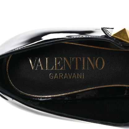 Valentino Garavani Patent Tiptoe Ballerina Flats 40.5 Black 7 of 9
