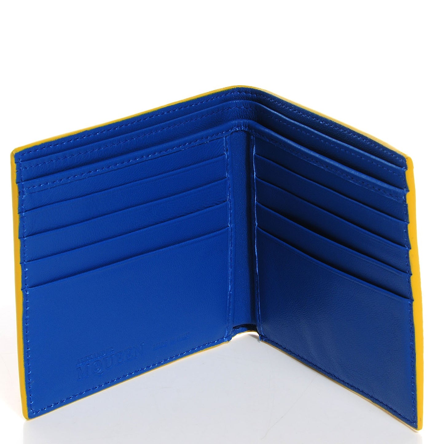 Leather Embossed Ribcage Billfold Wallet