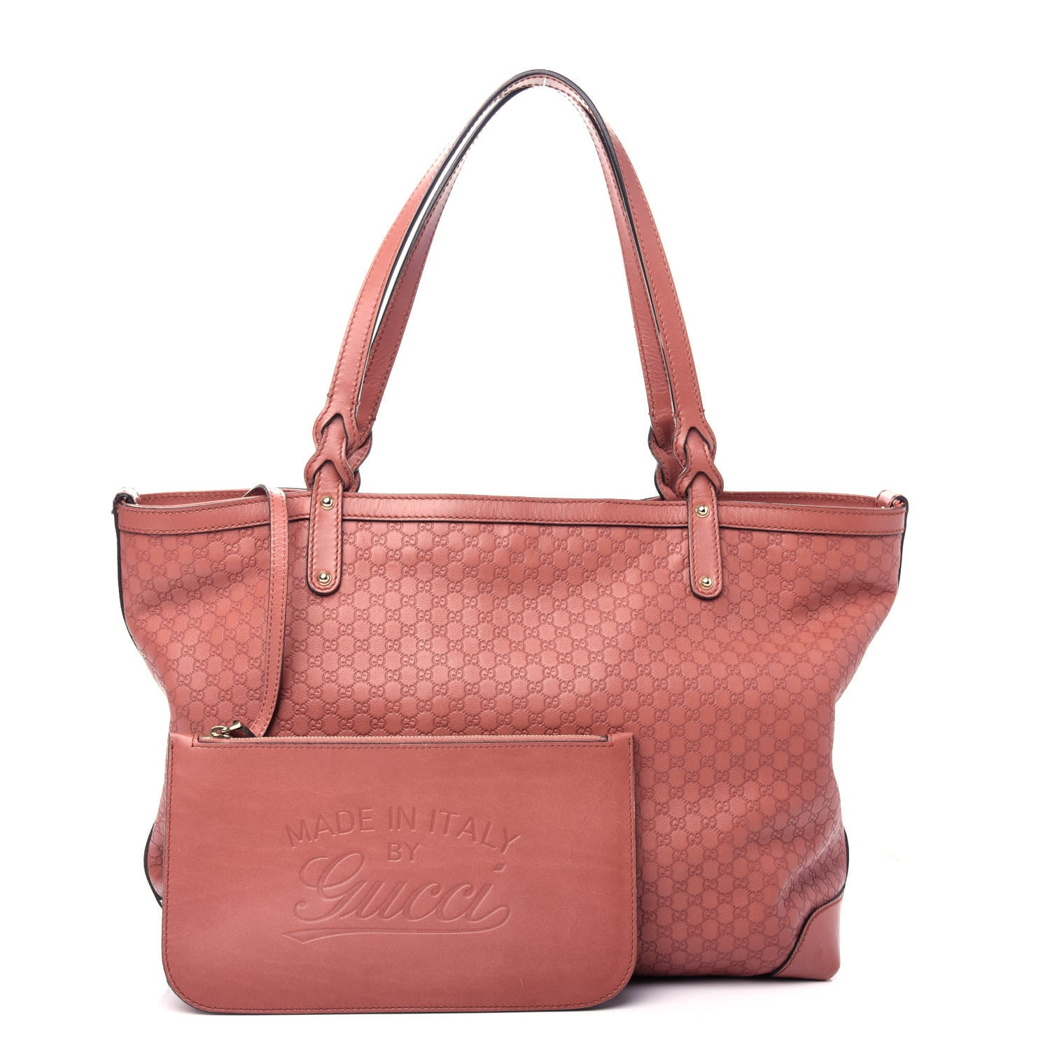 Gucci Microguccissima Medium Craft Tote Coral 3 of 11
