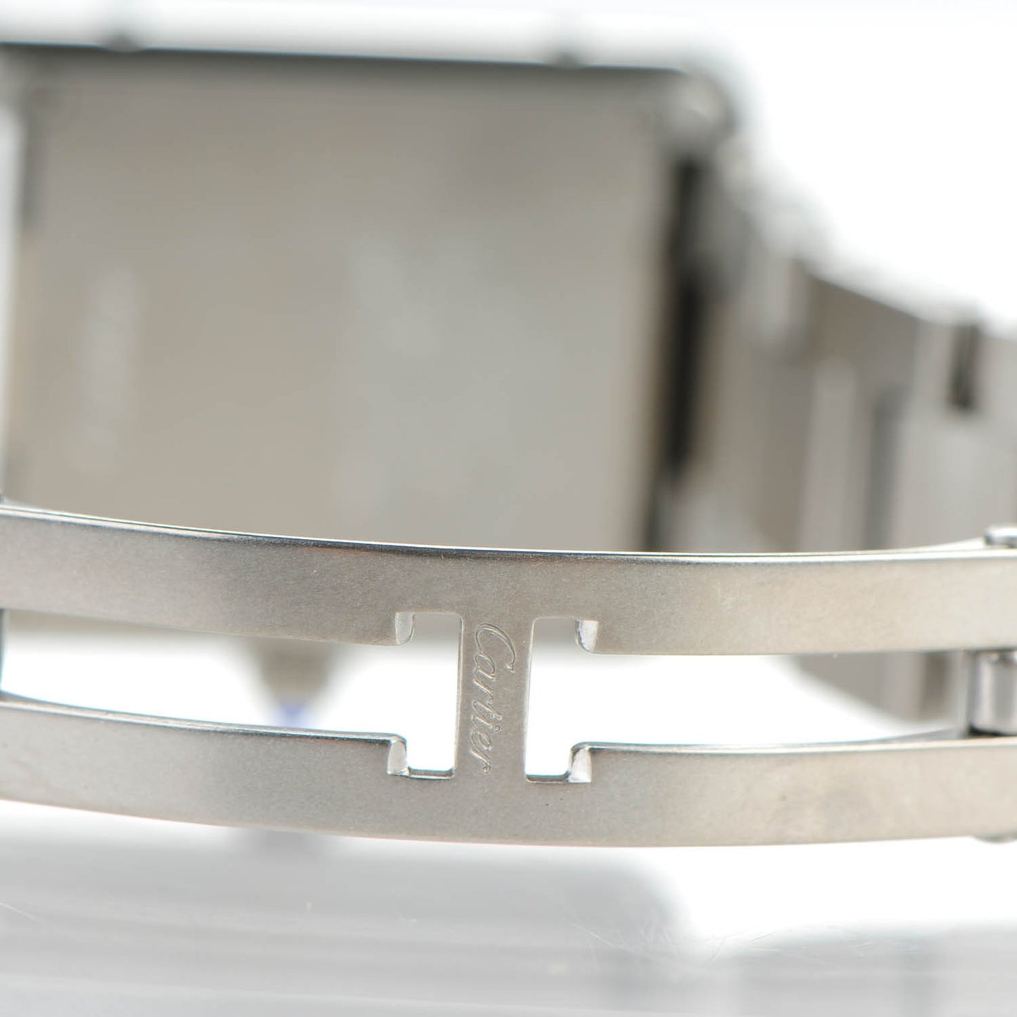 Stainless Steel 24mm Tank Solo Quartz Watch