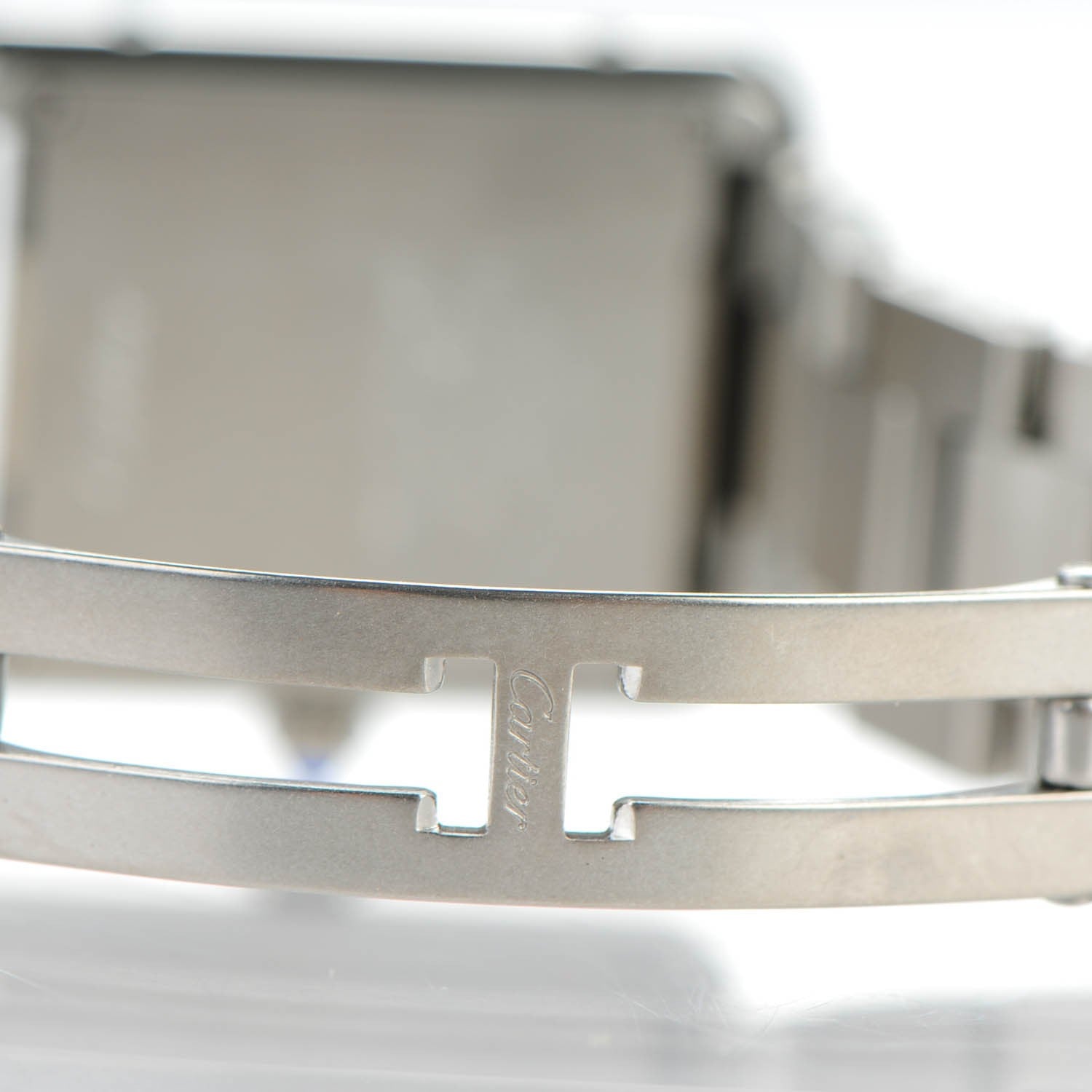 Cartier Stainless Steel 24mm Tank Solo Quartz Watch 7 of 10