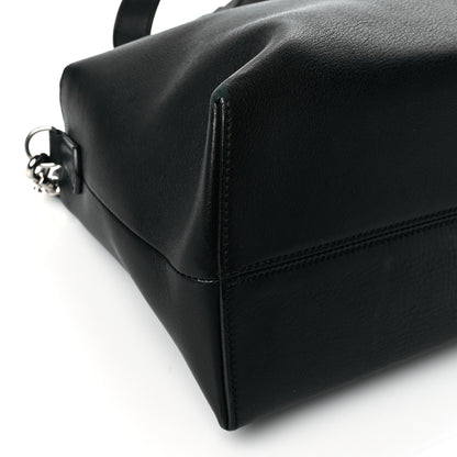 Fendi Vitello Dolce Large By The Way Boston Bag Black 9 of 10