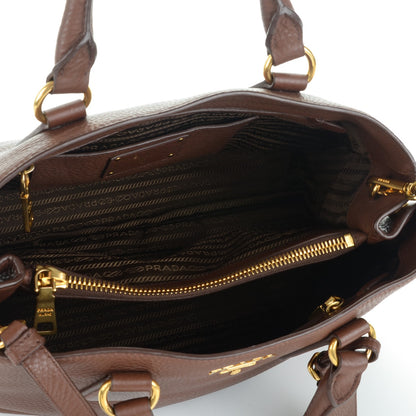 Prada Vitello Daino Tote Palissandro 5 of 9