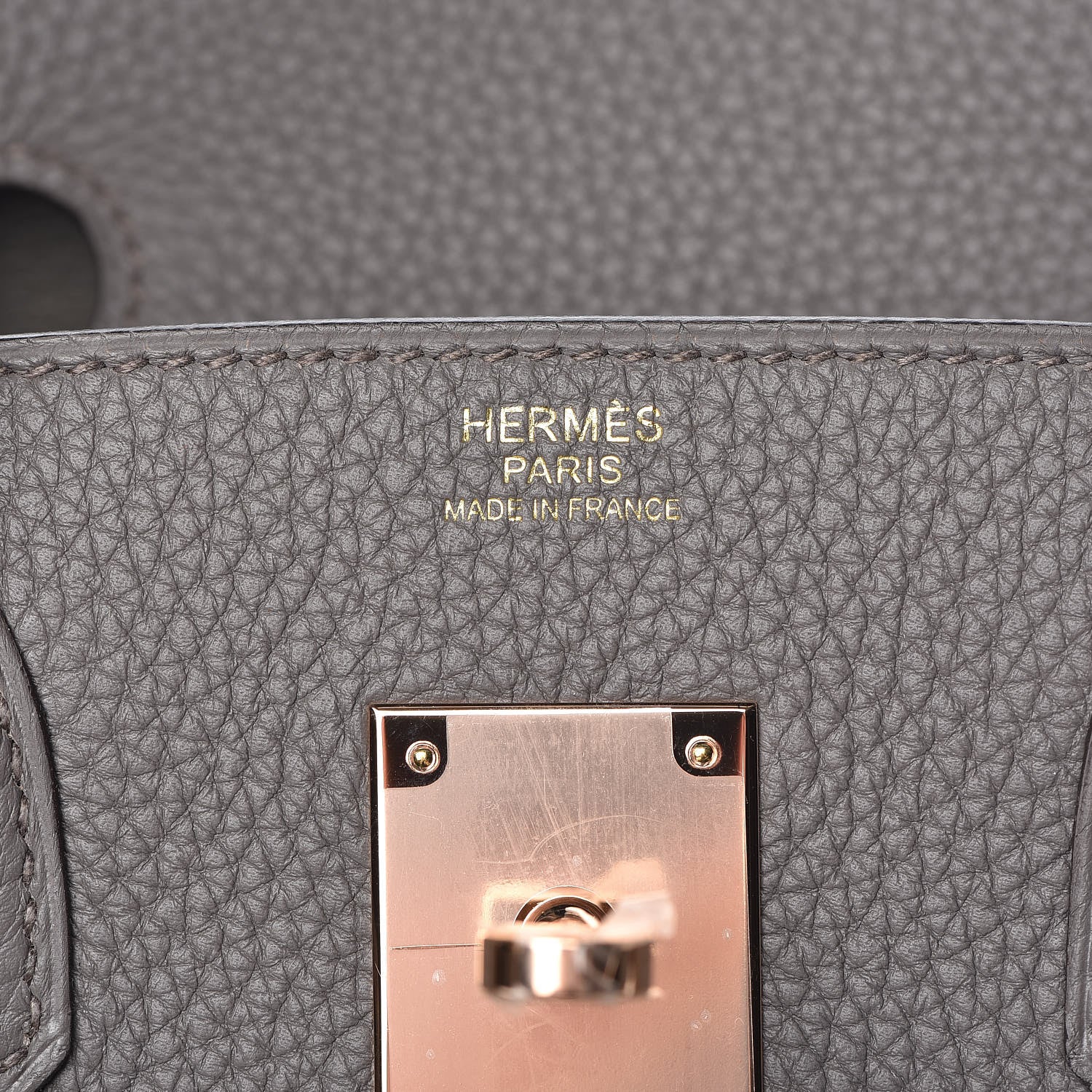 Hermes Togo Birkin 30 Etain 20 of 35