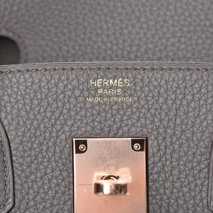 Hermes Togo Birkin 30 Etain 20 of 35