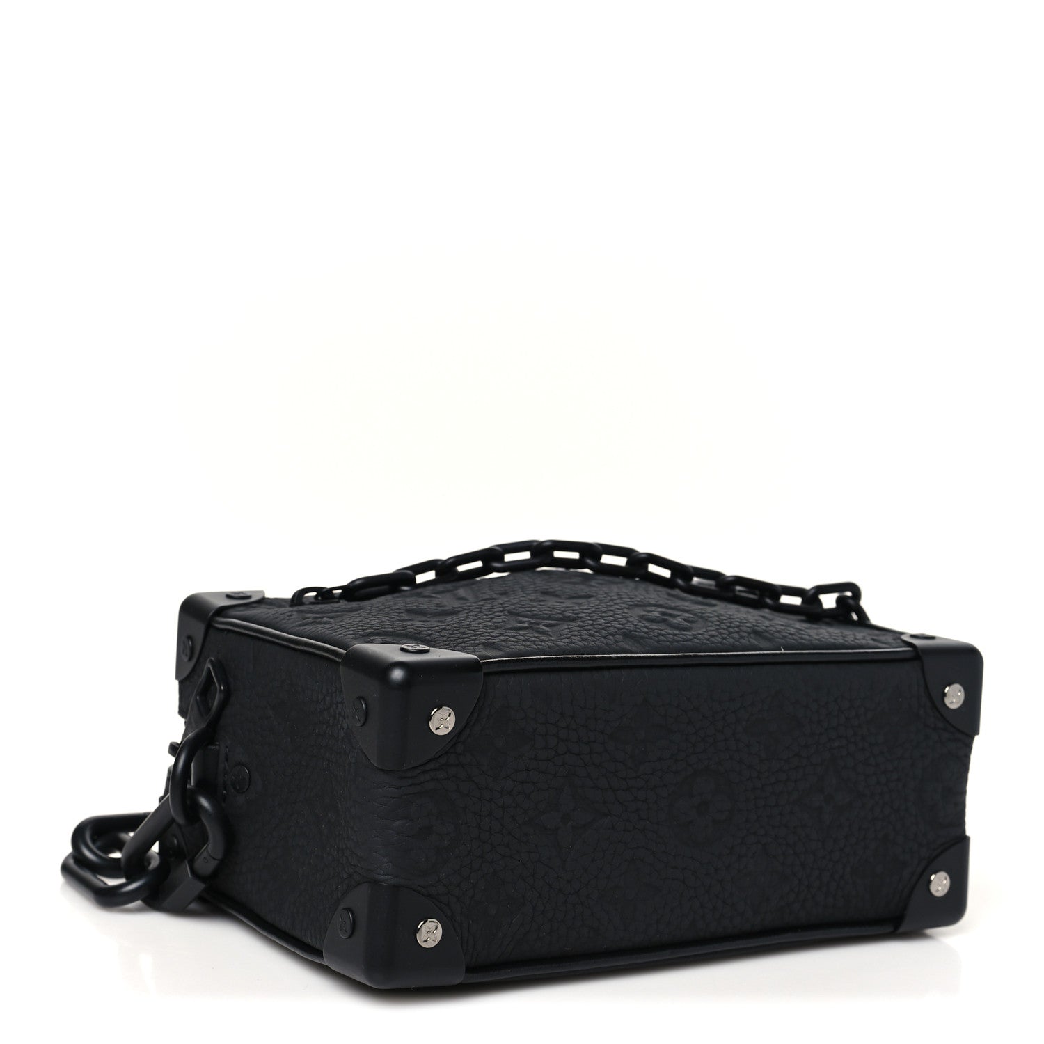 Louis Vuitton Taurillon Monogram Mini Soft Trunk Black 4 of 9