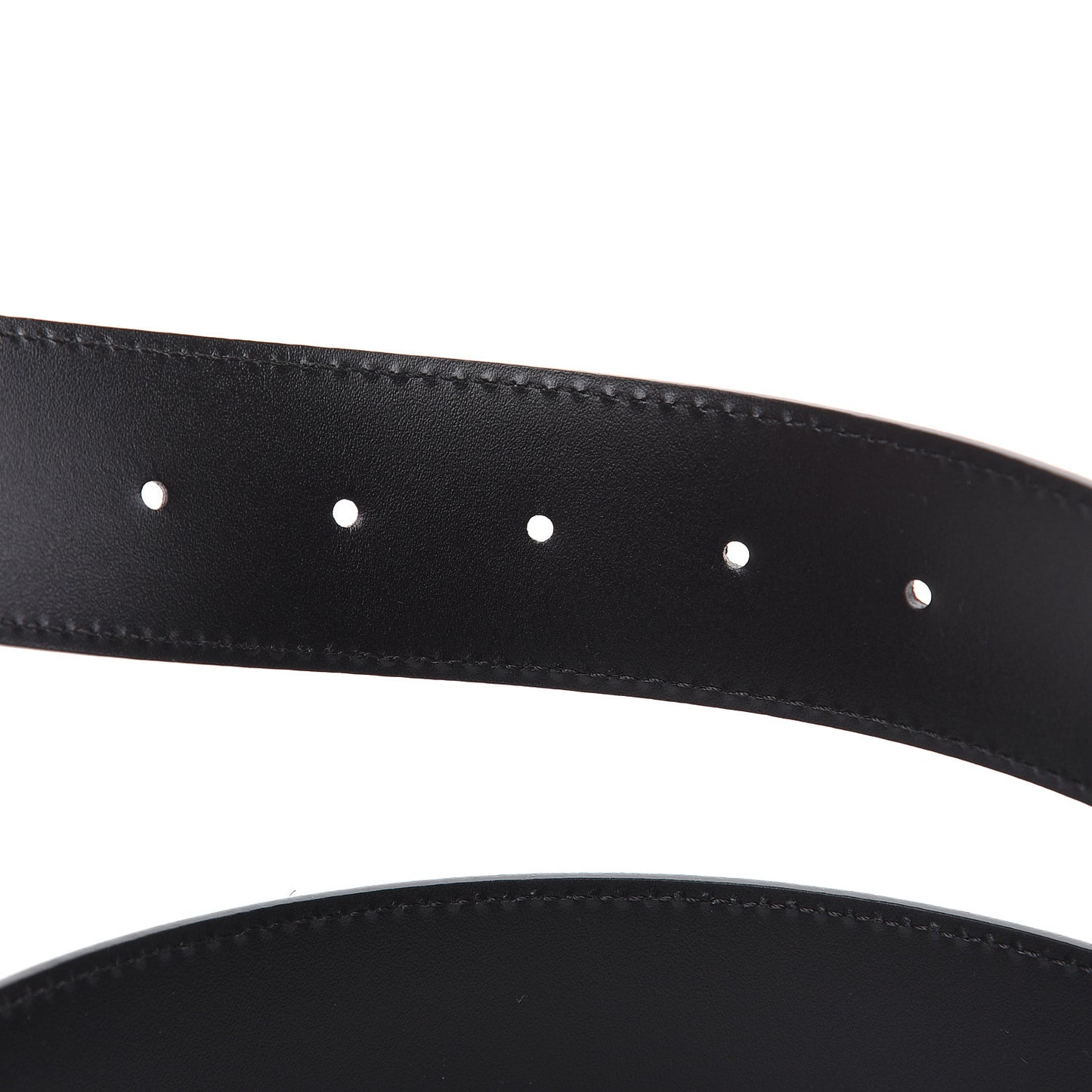Calfskin Monogram 30mm LV Initiales Reversible Belt 80 32 Black