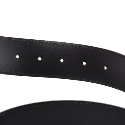 Louis Vuitton Calfskin Monogram 30mm LV Initiales Reversible Belt 80 32 Black 4 of 5