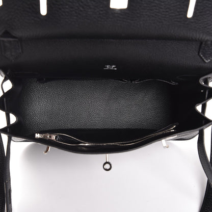 Hermes Taurillon Clemence Jypsiere 28 Black 5 of 7