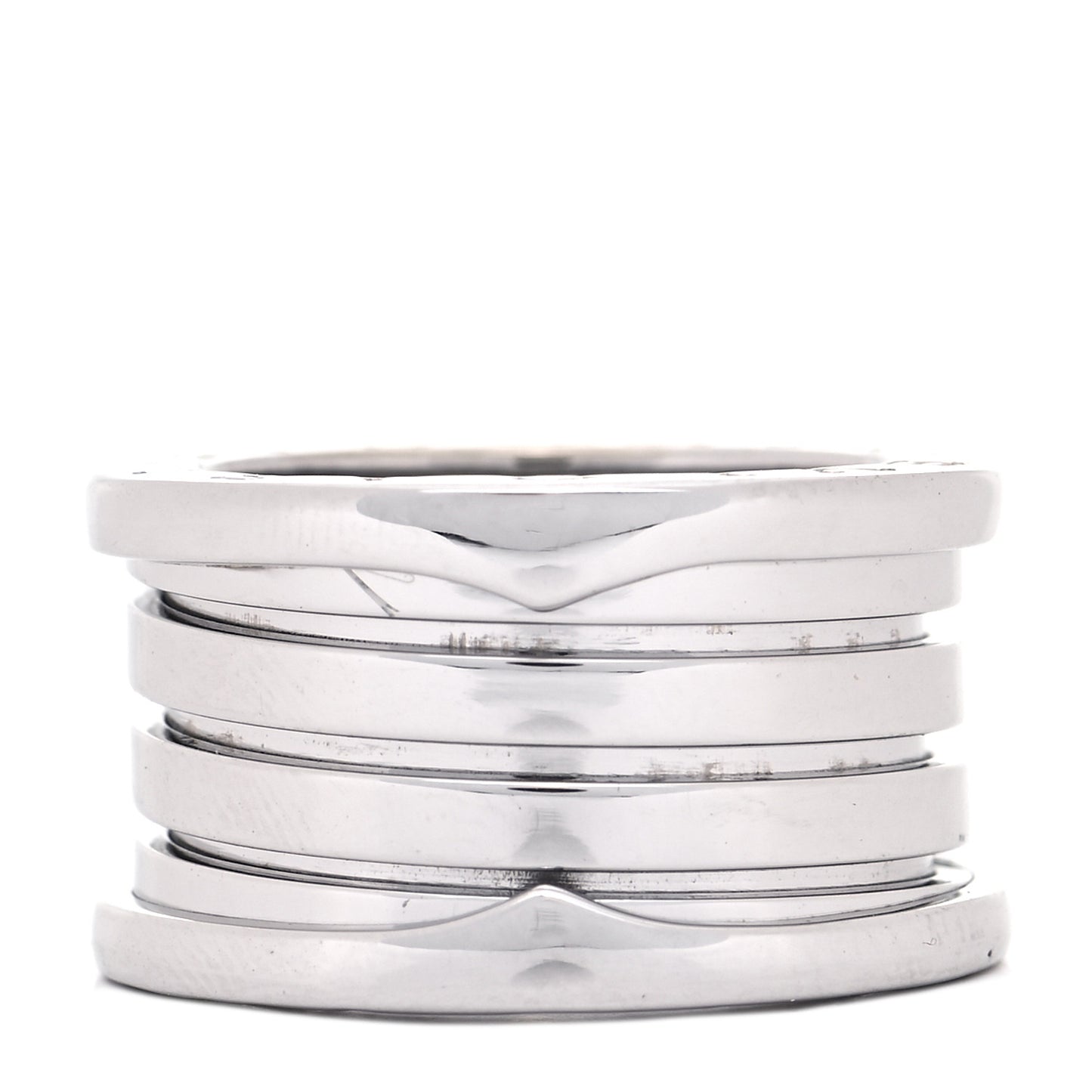 18K White Gold B.Zero1 Four-Band Ring 48 4.5