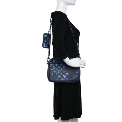 Louis Vuitton Monogram Ink Watercolor Trio Messenger Bag Blue 2 of 10