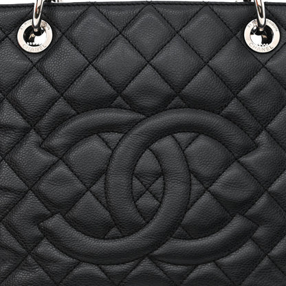 Chanel Caviar Quilted Grand Shopping Tote GST Black 8 of 11