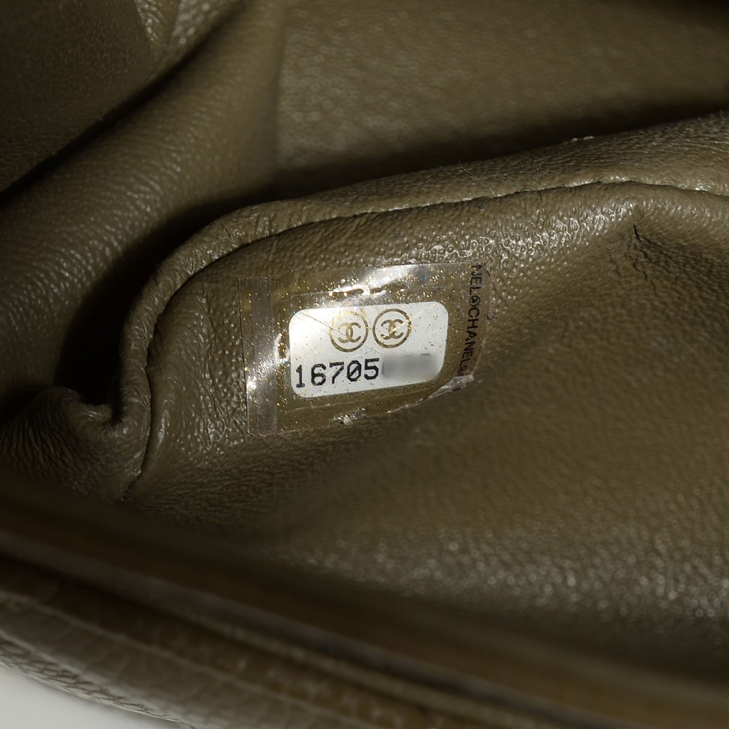 Caviar Quilted Jumbo Double Flap Green
