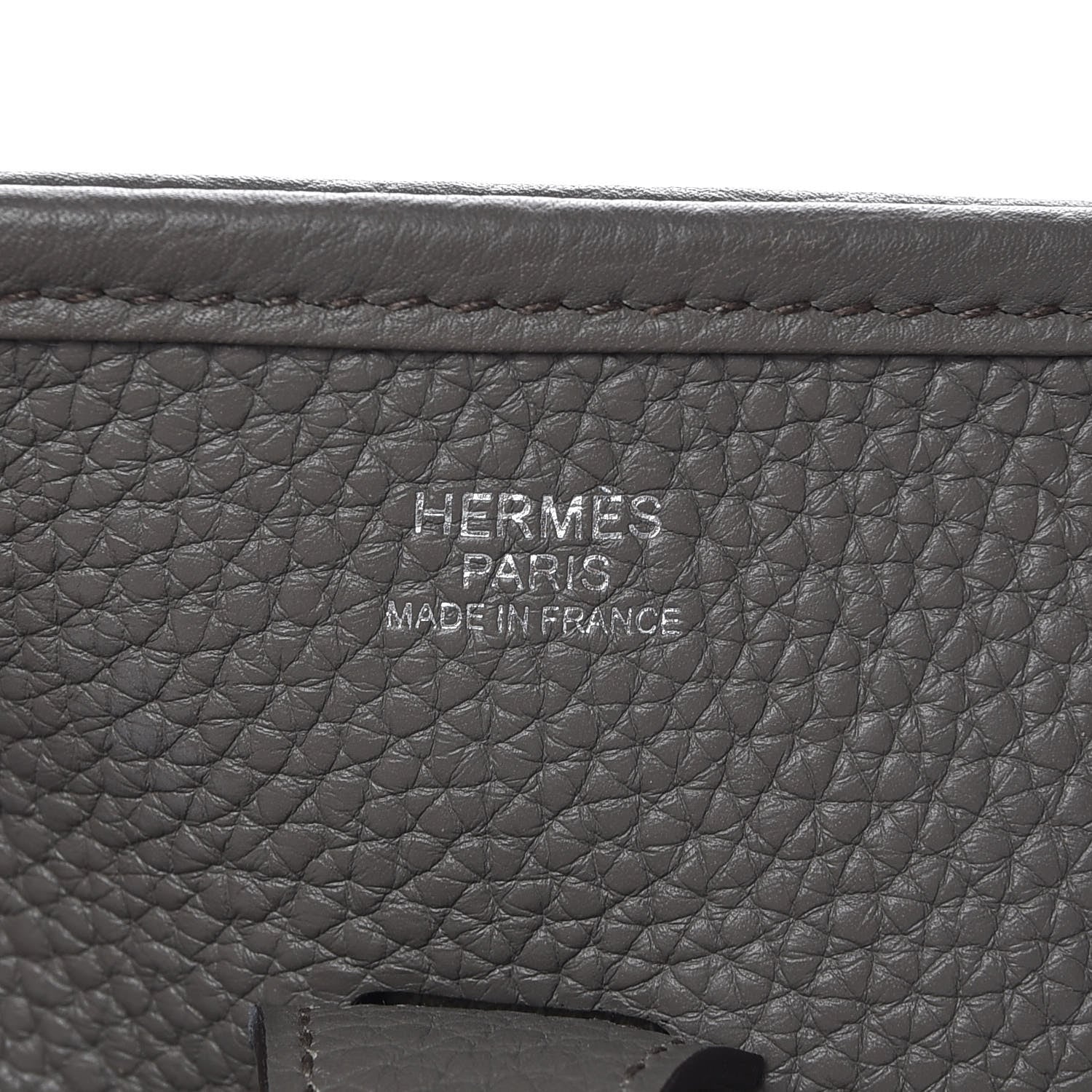 Hermes Taurillon Clemence Evelyne III PM Etain 6 of 8