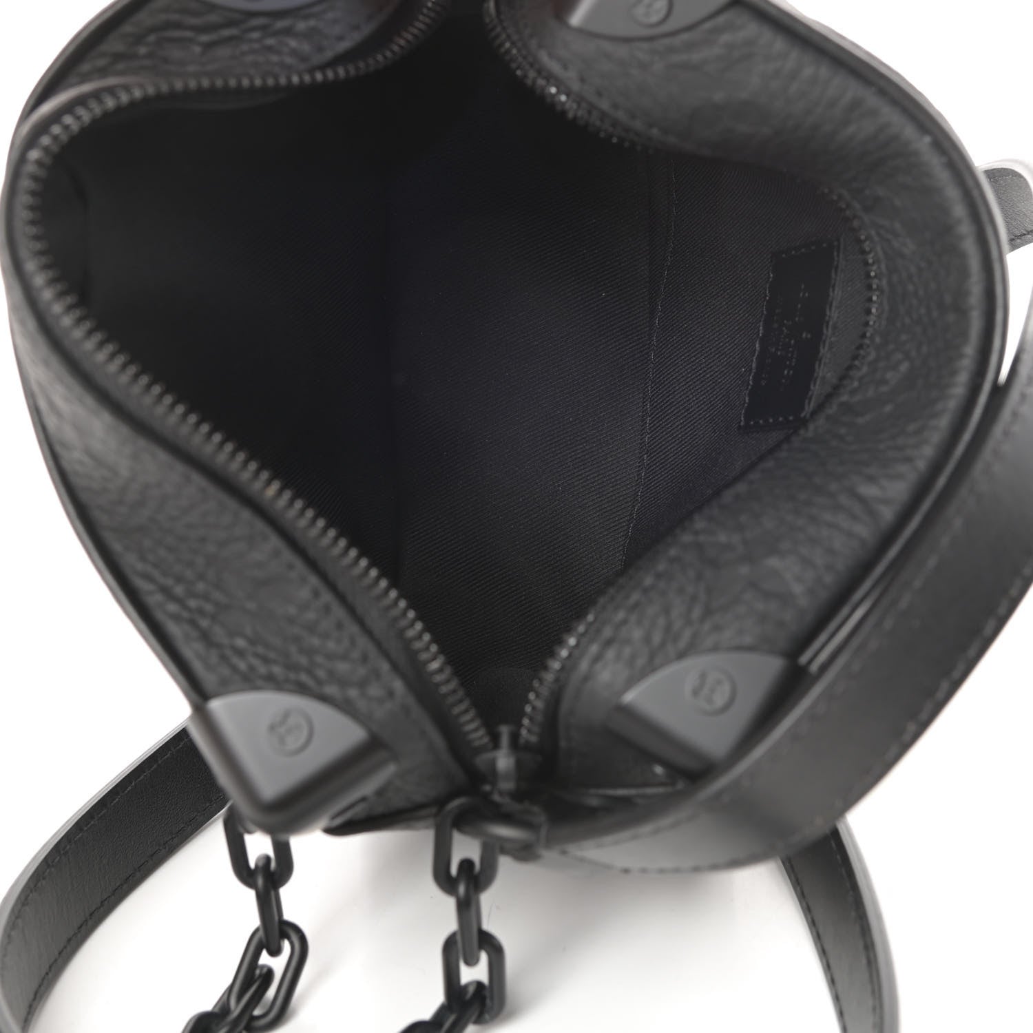 Louis Vuitton Taurillon Monogram Mini Soft Trunk Black 5 of 12