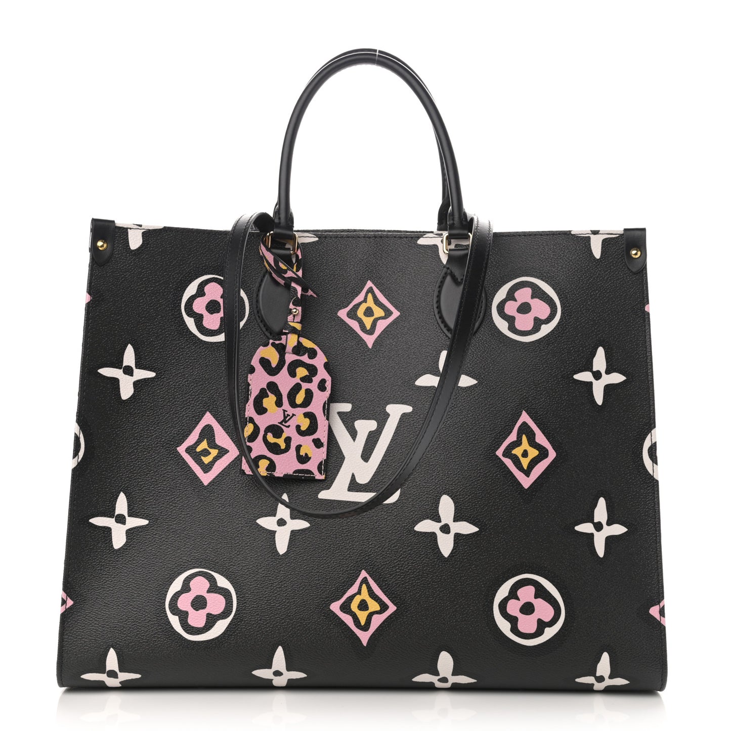 Monogram Giant Wild At Heart Onthego GM Black